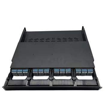 High Density Fiber Optic Patch Panel MPO To LC Cassettes